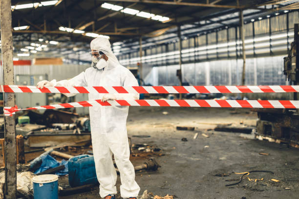 Professional Biohazard technician working in Augusta, KY